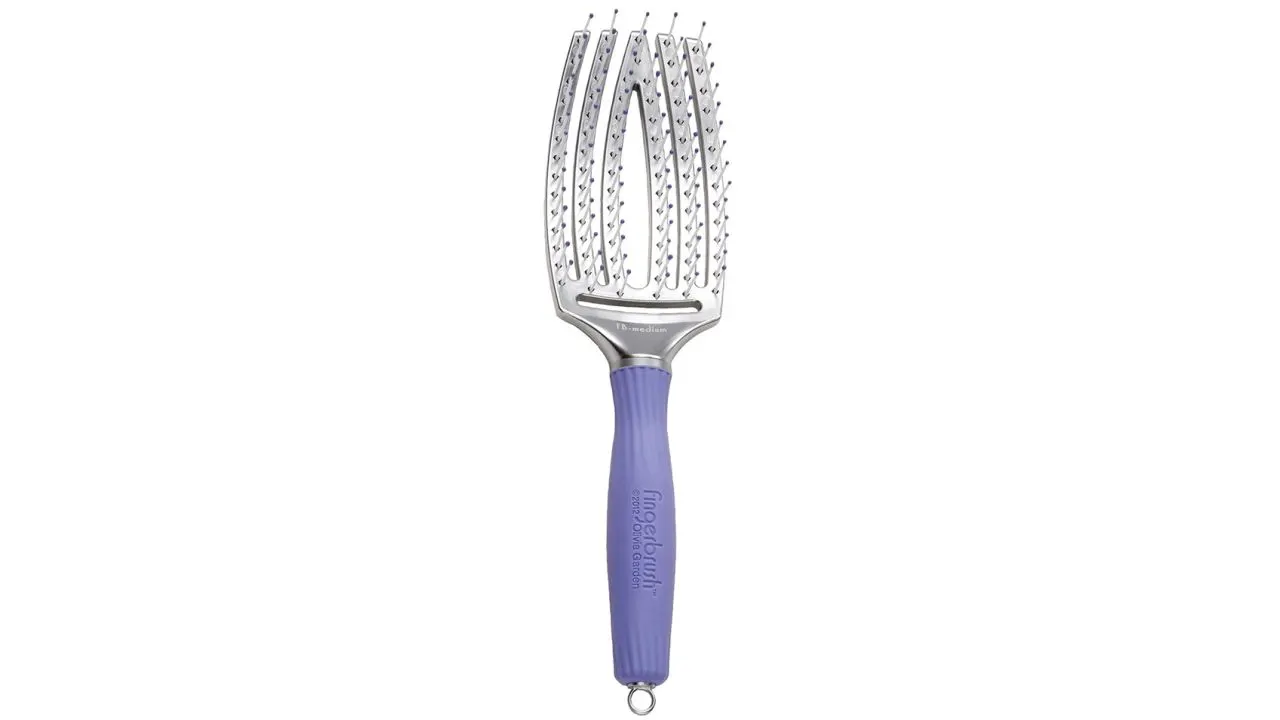 Olivia Garden FingerBrush Scalp-Hugging & Vented Paddle Hair Brush