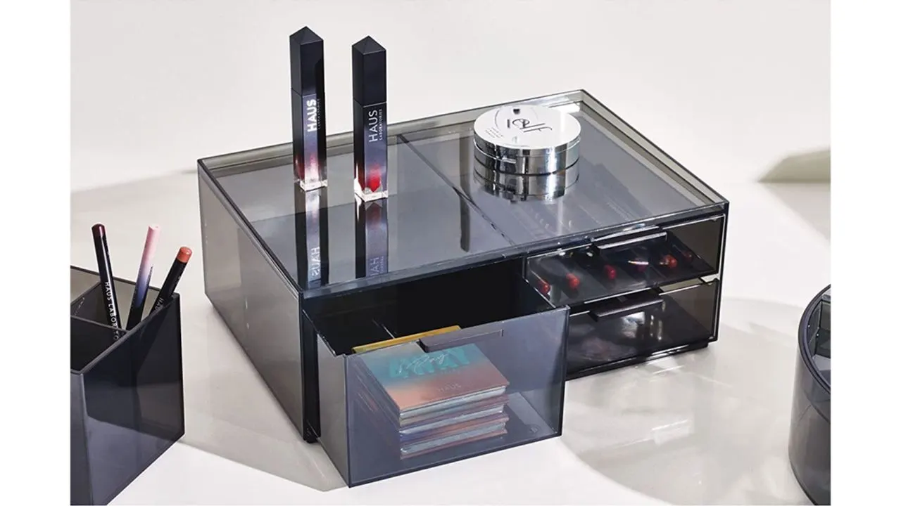 iDesign The Sarah Tanno Collection Wide Drawer Organizer 