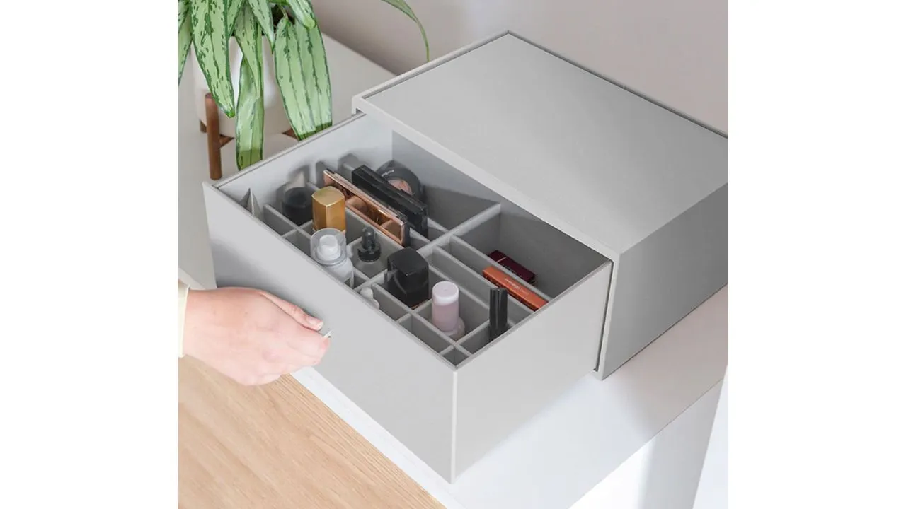 Stackers Gray Supersize Ultimate Deep Makeup Drawer