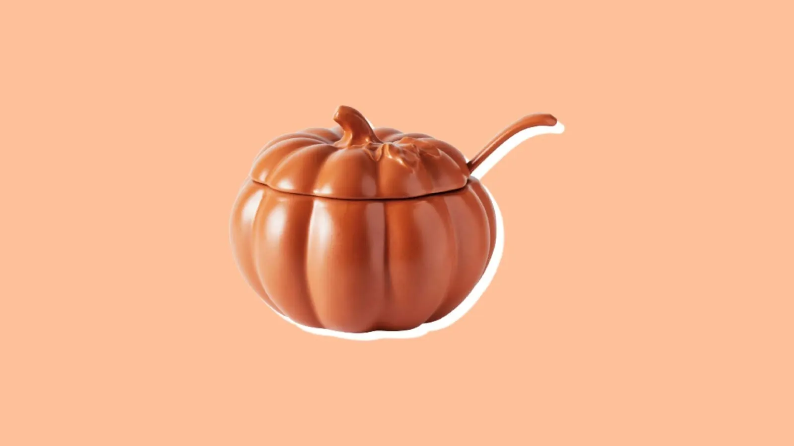 This tureen is big enough to serve soup for the whole family.