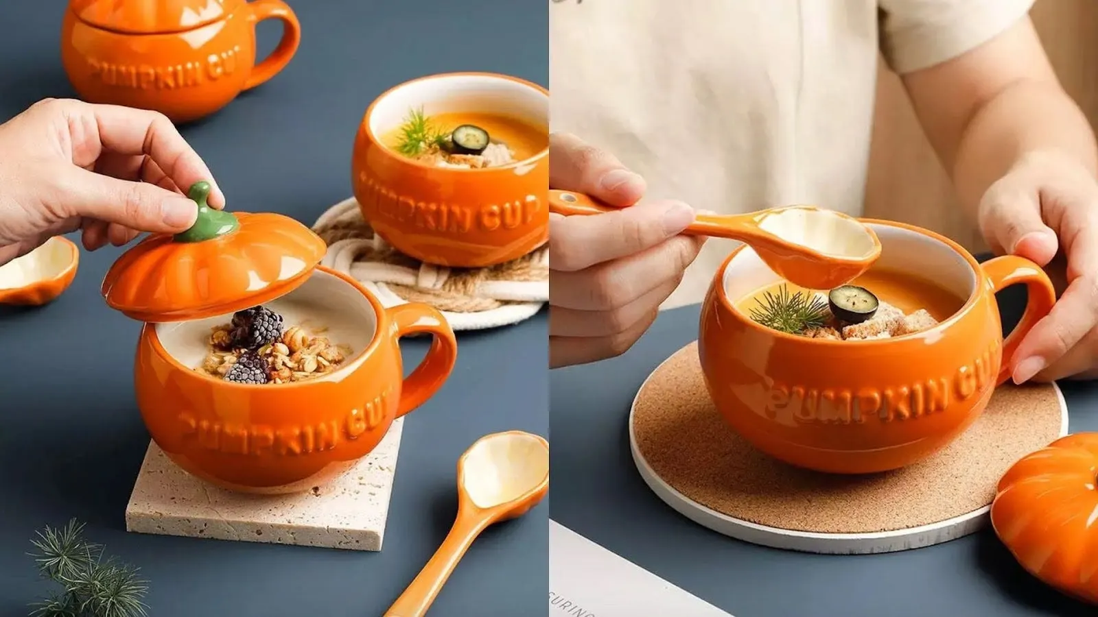Does it get any cuter than tiny pumpkin serving bowls?