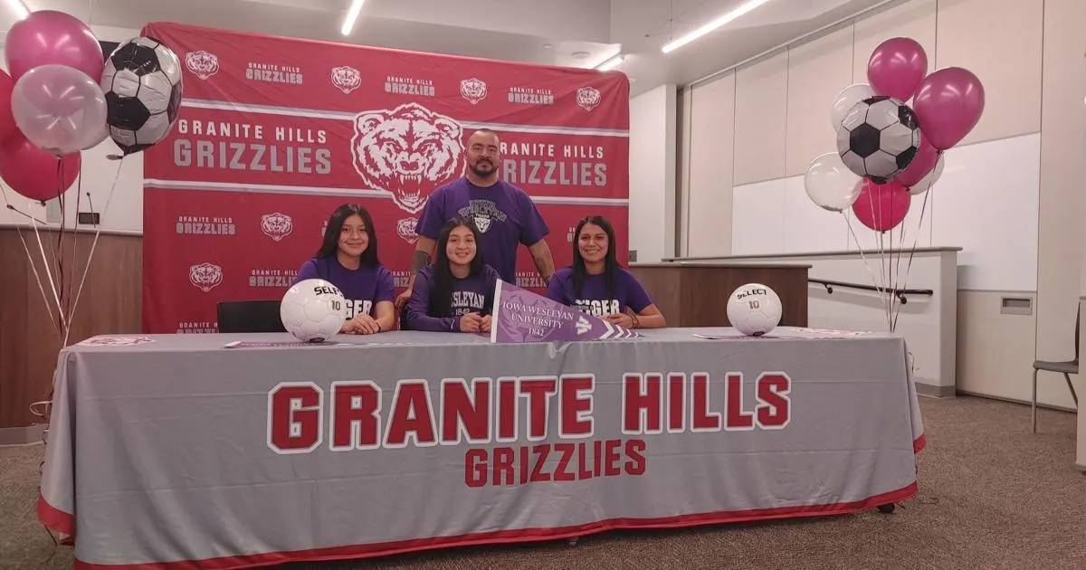 Three Granite Hills soccer players sign with Iowa Weseleyan |  Pictures