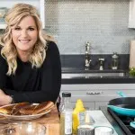 Trisha Yearwood on the set of her Food Network Show Trisha
