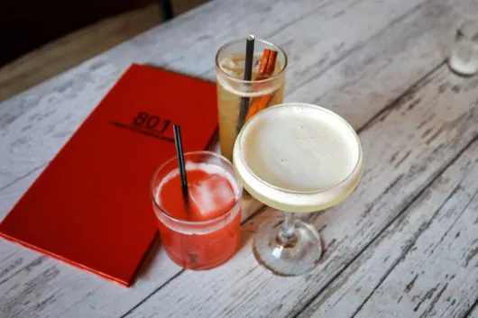 Craft cocktails at 801 